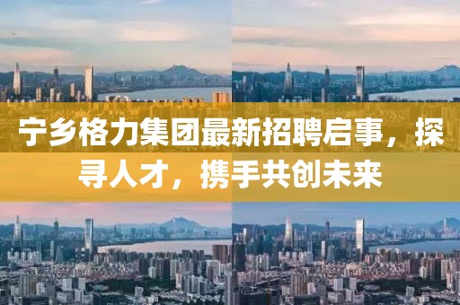 宁乡格力集团最新招聘启事，探寻人才，携手共创未来