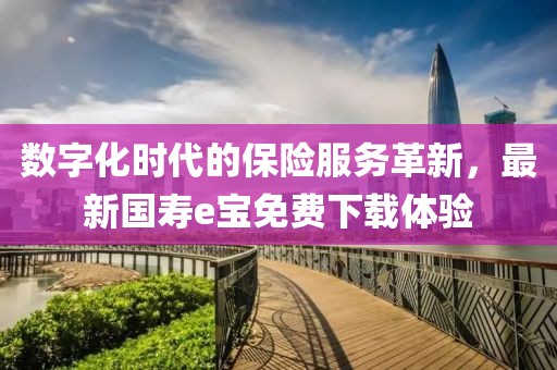 数字化时代的保险服务革新，最新国寿e宝免费下载体验