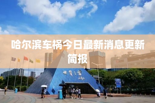 哈尔滨车祸今日最新消息更新简报