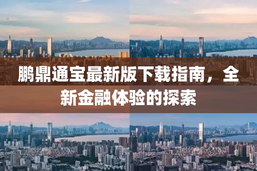 鹏鼎通宝最新版下载指南，全新金融体验的探索