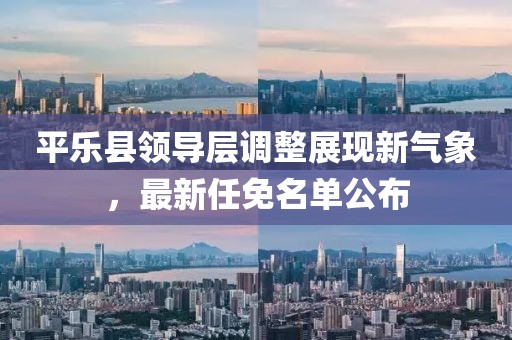 平乐县领导层调整展现新气象，最新任免名单公布