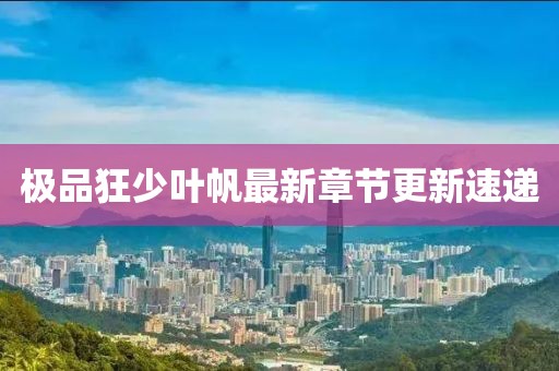 极品狂少叶帆最新章节更新速递