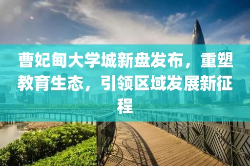 曹妃甸大学城新盘发布，重塑教育生态，引领区域发展新征程