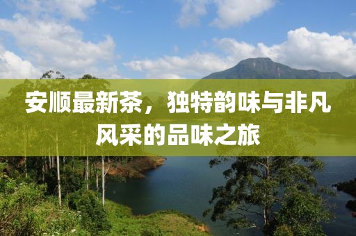 安顺最新茶，独特韵味与非凡风采的品味之旅