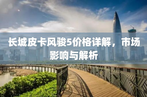 长城皮卡风骏5价格详解，市场影响与解析