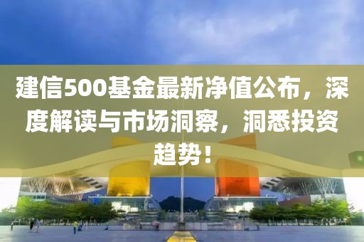 建信500基金最新净值公布，深度解读与市场洞察，洞悉投资趋势！