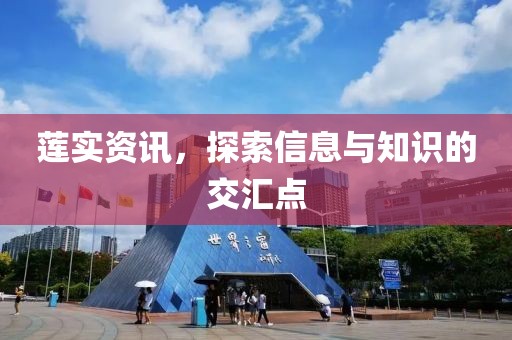 莲实资讯，探索信息与知识的交汇点