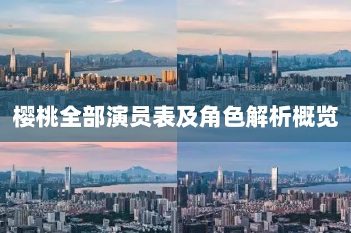 樱桃全部演员表及角色解析概览
