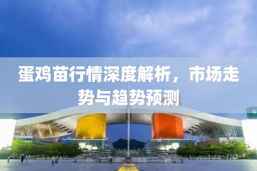 蛋鸡苗行情深度解析，市场走势与趋势预测