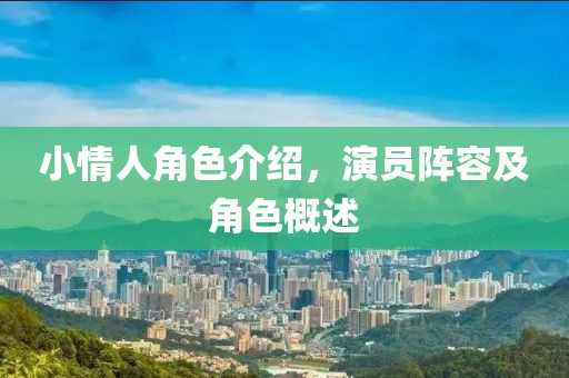 小情人角色介绍，演员阵容及角色概述