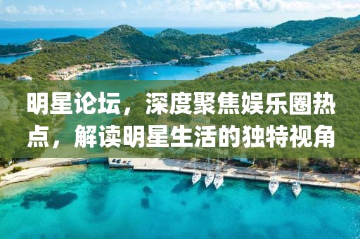 明星论坛，深度聚焦娱乐圈热点，解读明星生活的独特视角