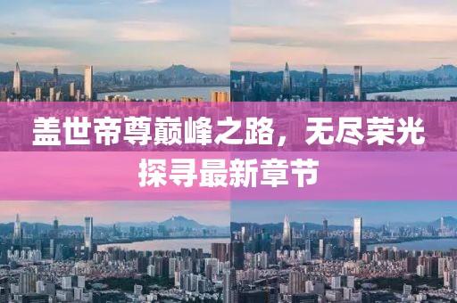 盖世帝尊巅峰之路，无尽荣光探寻最新章节