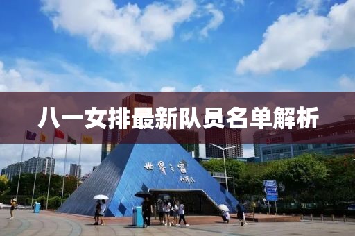 八一女排最新队员名单解析