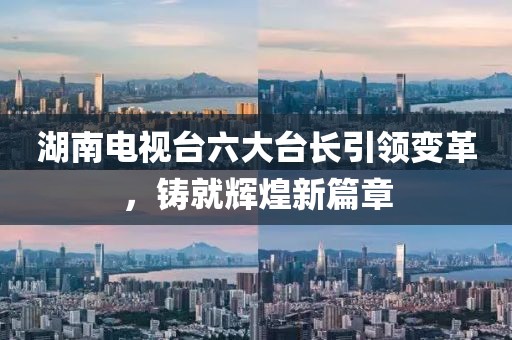 湖南电视台六大台长引领变革，铸就辉煌新篇章