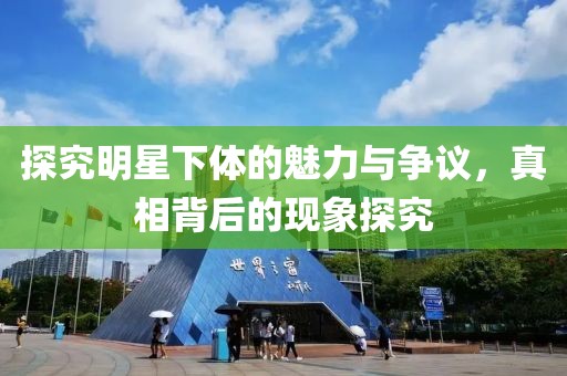 探究明星下体的魅力与争议，真相背后的现象探究