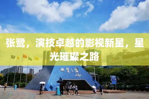 张鹭，演技卓越的影视新星，星光璀璨之路