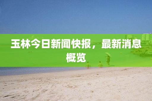 玉林今日新闻快报，最新消息概览