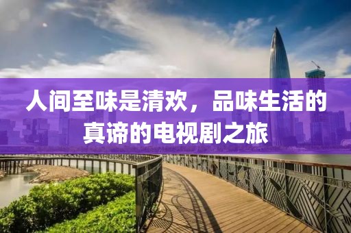 人间至味是清欢，品味生活的真谛的电视剧之旅
