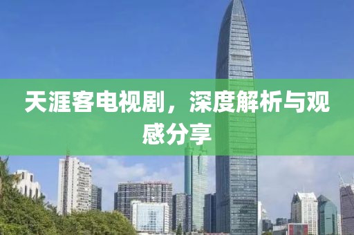 天涯客电视剧，深度解析与观感分享
