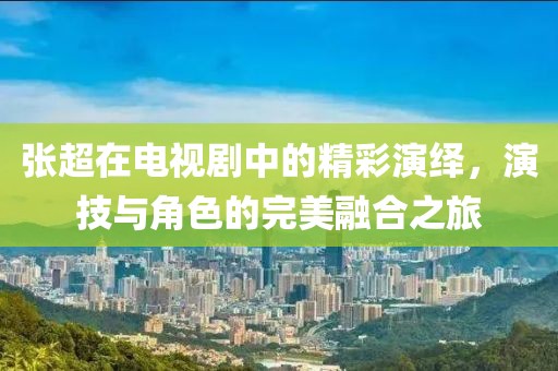 张超在电视剧中的精彩演绎，演技与角色的完美融合之旅