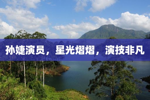 孙婕演员，星光熠熠，演技非凡