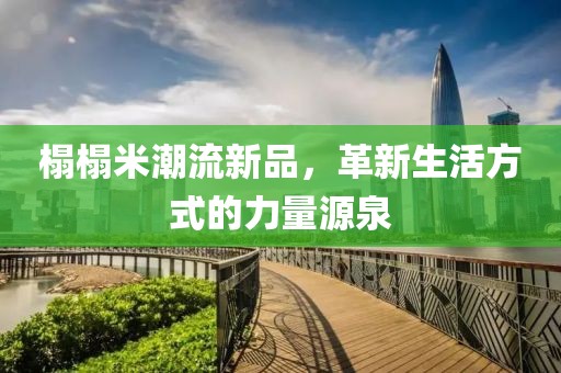 榻榻米潮流新品，革新生活方式的力量源泉