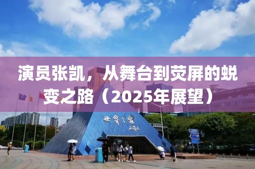 演员张凯，从舞台到荧屏的蜕变之路（2025年展望）