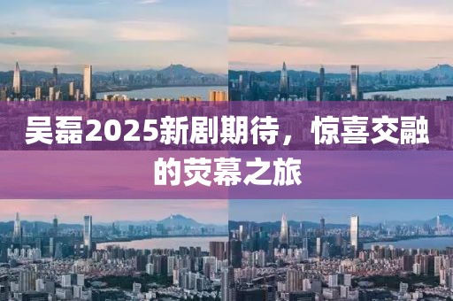 吴磊2025新剧期待，惊喜交融的荧幕之旅