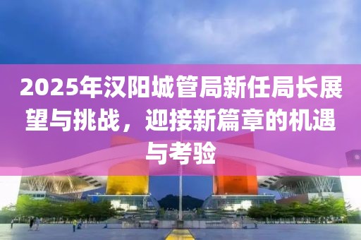 2025年汉阳城管局新任局长展望与挑战，迎接新篇章的机遇与考验