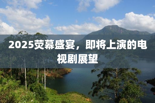 2025荧幕盛宴，即将上演的电视剧展望