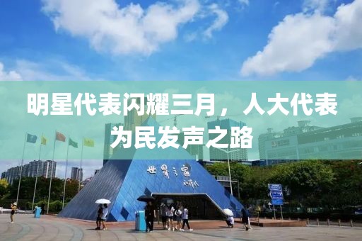 明星代表闪耀三月，人大代表为民发声之路