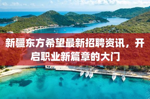 新疆东方希望最新招聘资讯，开启职业新篇章的大门