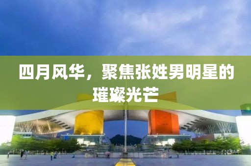 四月风华，聚焦张姓男明星的璀璨光芒