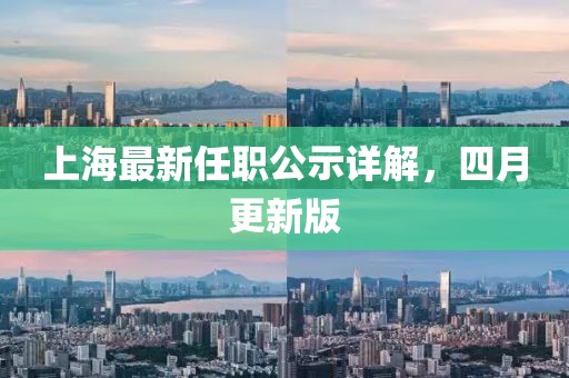 上海最新任职公示详解，四月更新版