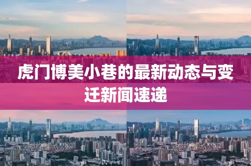 虎门博美小巷的最新动态与变迁新闻速递