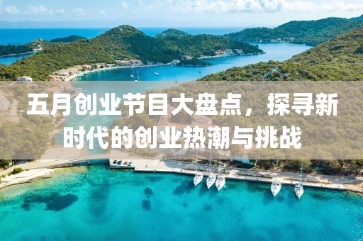 五月创业节目大盘点，探寻新时代的创业热潮与挑战