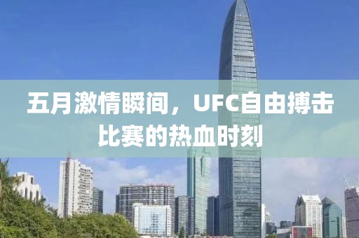五月激情瞬间，UFC自由搏击比赛的热血时刻