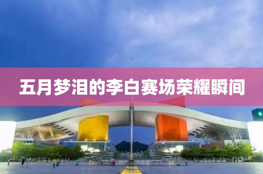 五月梦泪的李白赛场荣耀瞬间