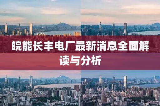 皖能长丰电厂最新消息全面解读与分析