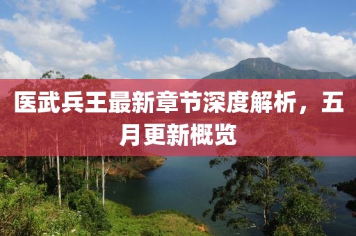 医武兵王最新章节深度解析，五月更新概览