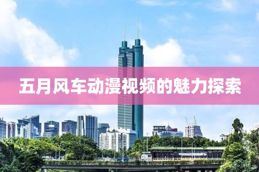 五月风车动漫视频的魅力探索
