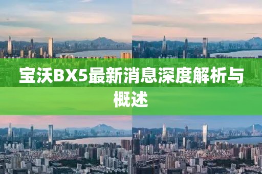 宝沃BX5最新消息深度解析与概述