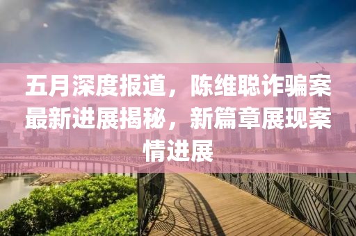 五月深度报道，陈维聪诈骗案最新进展揭秘，新篇章展现案情进展