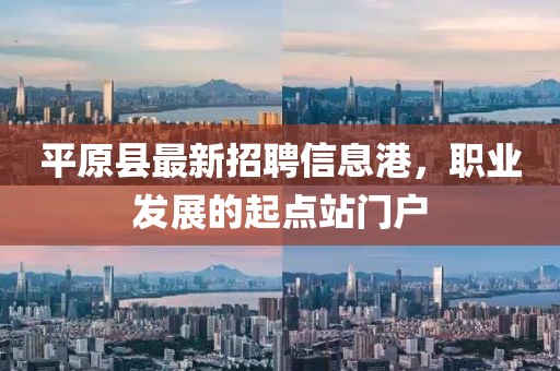 平原县最新招聘信息港，职业发展的起点站门户