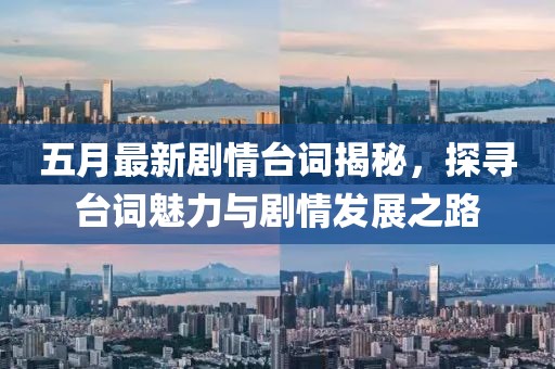 五月最新剧情台词揭秘，探寻台词魅力与剧情发展之路