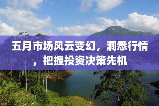 五月市场风云变幻，洞悉行情，把握投资决策先机