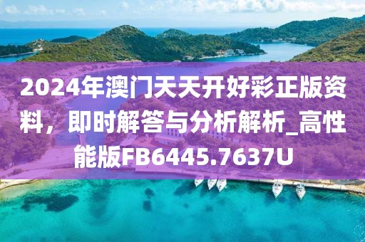 2024年澳门天天开好彩正版资料，即时解答与分析解析_高性能版FB6445.7637U