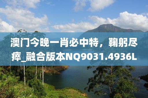 澳门今晚一肖必中特，鞠躬尽瘁_融合版本NQ9031.4936L