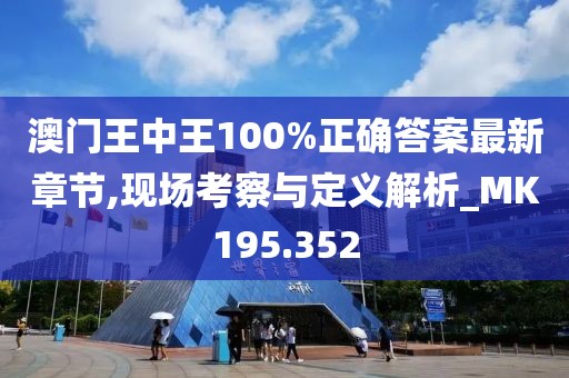 澳门王中王100%正确答案最新章节,现场考察与定义解析_MK195.352