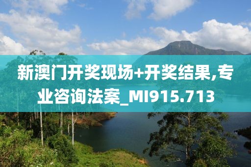 新澳门开奖现场+开奖结果,专业咨询法案_MI915.713